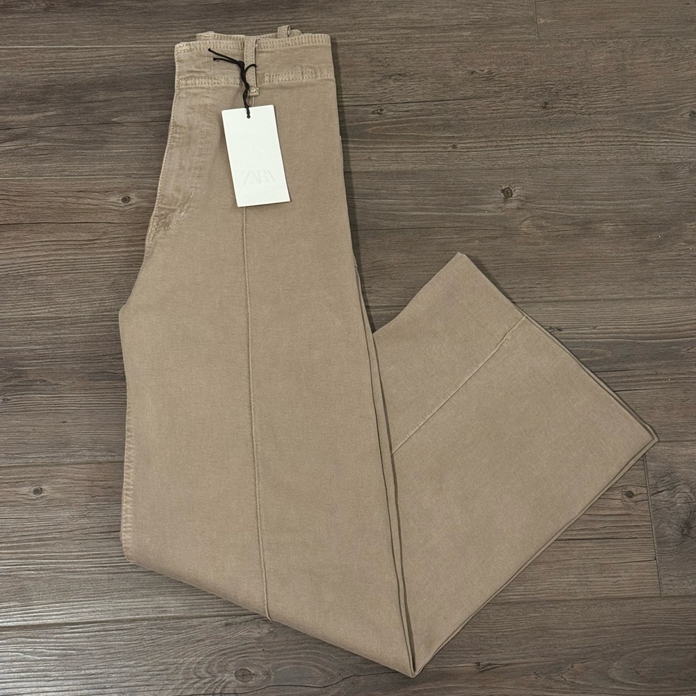 NWT High Waist Wide Leg Jeans/Trousers - Zara